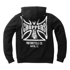 West Coast Choppers WCC Dominator zip hoodie black