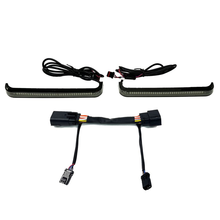 Custom Dynamics Custom Dynamics, Low Profile LED saddlebag lights. Red