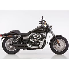 Falcon exhaust Falcon, Double groove Slip-ons exhaust Black