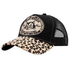 King Kerosin Queen Kerosin Touch me hard cap leopard wash