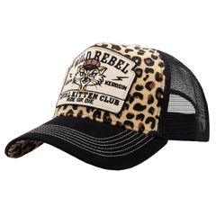 King Kerosin Queen Kerosin Royal Kitten Club cap leopard wash