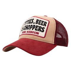 King Kerosin King Kerosin Tities, Beer & Choppers cap light brown
