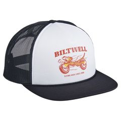 Biltwell Biltwell Tiger trucker cap black/white