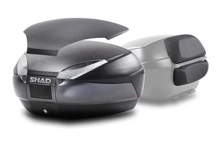 Βαλιτσάκι SHAD SH48/D0B48106R/D0B48306R CARBON και Μαξιλαράκι (Σετ) και Βάση