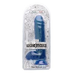 Spartaco Dildo Transparent Blue-thumb-6