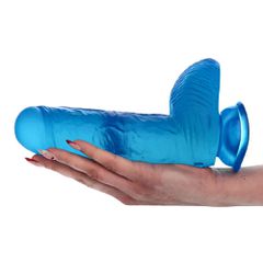 Ulisse Dildo Transparent Blue-thumb-4