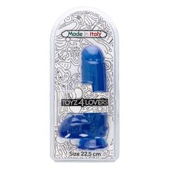 Ulisse Dildo Transparent Blue-thumb-6