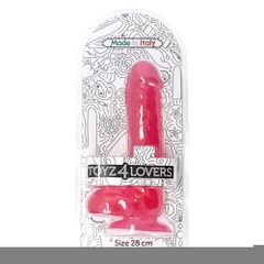 Lucio Transparent Pink Dildo-thumb-6