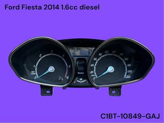 FORD FIESTA 2012-2017 ΜΕΤΑΧΕΙΡΙΣΜΕΝΑ ΑΝΤΑΛΛΑΚΤΙΚΑ ( πίνακας οργάνων οδηγού καντράν με κωδικό C1BT-10849-GAJ κατάλληλο για αυτοκίνητα με κινητήρες πετρελαίου 1.6cc )