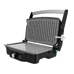Cecotec Rock’nGrill 1500 Stone Ceramic Mix Τοστιέρα Γκριλιέρα 1500W Μαύρη