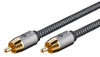 GOOBAY καλώδιο ήχου RCA σε RCA 65297, 3m, μαύρο/ασημί