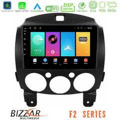 Bizzar F2 Series 8Core Android16 4+64GB Mazda 2 2008-2014 Navigation Multimedia Tablet 9 | Pancarshop