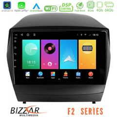 Bizzar F2 Series 8Core Android16 4+64GB Hyundai IX35 Auto A/C Navigation Multimedia Tablet 9 | Pancarshop