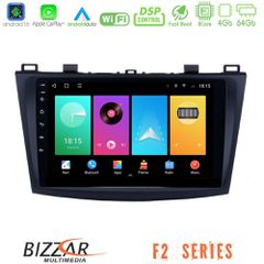 Bizzar F2 Series 8Core Android16 4+64GB Mazda 3 2009-2014 Navigation Multimedia Tablet 9 | Pancarshop