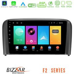 Bizzar F2 Series 8Core Android16 4+64GB Volvo S80 1998-2006 Navigation Multimedia Tablet 9 | Pancarshop