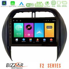 Bizzar F2 Series 8Core Android16 4+64GB Toyota RAV4 2001-2005 (Auto A/C) Navigation Multimedia Tablet 9 | Pancarshop