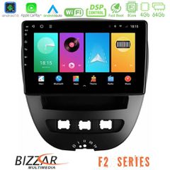 Bizzar F2 Series 8Core Android16 4+64GB Toyota Aygo/Citroen C1/Peugeot 107 Navigation Multimedia Tablet 10 | Pancarshop