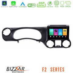 Bizzar F2 Series 8Core Android16 4+64GB Jeep Wrangler 2011-2014 Navigation Multimedia Tablet 10 | Pancarshop