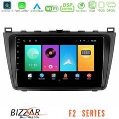 Bizzar F2 Series 8Core Android16 4+64GB Mazda 6 2008-2012 Navigation Multimedia Tablet 9 | Pancarshop