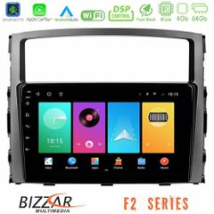 Bizzar F2 Series 8Core Android16 4+64GB Mitsubishi Pajero 2008-2009 Navigation Multimedia Tablet 9 | Pancarshop