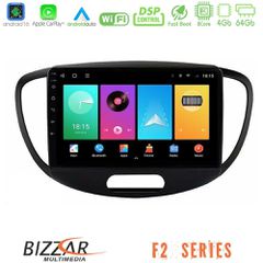 Bizzar F2 Series 8Core Android16 4+64GB Hyundai i10 2008-2014 Navigation Multimedia Tablet 9 | Pancarshop