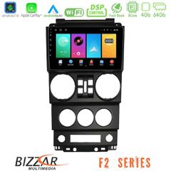 Bizzar F2 Series 8Core Android16 4+64GB Jeep Wrangler 2008-2010 Navigation Multimedia Tablet 9 | Pancarshop