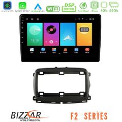 Bizzar F2 Series 8Core Android16 4+64GB Fiat 500 2016> Navigation Multimedia Tablet 9 | Pancarshop