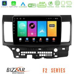 Bizzar F2 Series 8Core Android16 4+64GB Mitsubishi Lancer 2008 – 2015 Navigation Multimedia Tablet 10 | Pancarshop