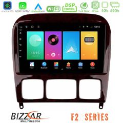 Bizzar F2 Series 8Core Android16 4+64GB Mercedes S Class 1999-2004 (W220) Navigation Multimedia Tablet 9 | Pancarshop