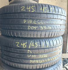 245/45-19 Dot 3324 πάρα πολύ καλά! (2τμχ) PIRELLI