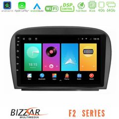Bizzar F2 Series 8Core Android16 4+64GB Mercedes SL Class 2005-2011 Navigation Multimedia Tablet 9 | Pancarshop