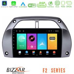 Bizzar F2 Series 8Core Android16 4+64GB Toyota RAV4 2001 - 2006 Navigation Multimedia Tablet 9 | Pancarshop