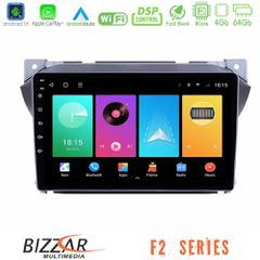Bizzar F2 Series 8Core Android16 4+64GB Suzuki Alto amp; Nissan Pixo Navigation Multimedia Tablet 9 | Pancarshop
