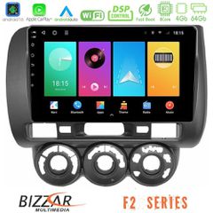 Bizzar F2 Series 8Core Android16 4+64GB Honda Jazz 2002-2008 (Manual A/C) Navigation Multimedia Tablet 9 | Pancarshop