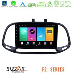 Bizzar F2 Series 8Core Android16 4+64GB Fiat Doblo 2015-2022 Navigation Multimedia Tablet 9 | Pancarshop