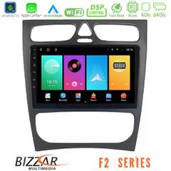 Bizzar F2 Series 8Core Android16 4+64GB Mercedes C Class (W203) Navigation Multimedia Tablet 9 | Pancarshop