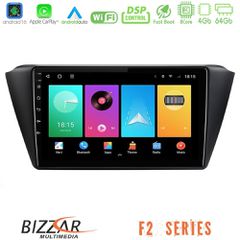Bizzar F2 Series 8Core Android16 4+64GB Skoda Fabia 2015-2021 Navigation Multimedia Tablet 9 | Pancarshop