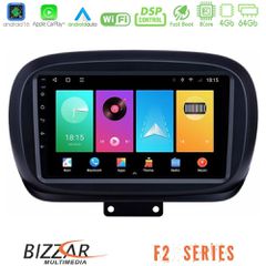 Bizzar F2 Series 8Core Android16 4+64GB Fiat 500X Navigation Multimedia Tablet 9 | Pancarshop