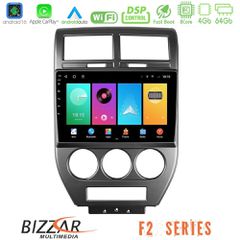 Bizzar F2 Series 8Core Android16 4+64GB Jeep Compass/Patriot 2007-2008 Navigation Multimedia Tablet 10 | Pancarshop