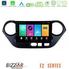 Bizzar F2 Series 8Core Android16 4+64GB Hyundai i10 2014-2020 Navigation Multimedia Tablet 9 | Pancarshop