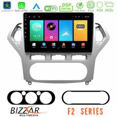 Bizzar F2 Series 8Core Android16 4+64GB Ford Mondeo 2007-2010 AUTO A/C Navigation Multimedia Tablet 10 | Pancarshop