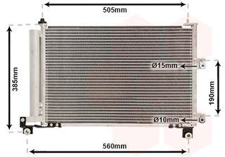 Συμπυκνωτής FORD RANGER 06-12, MAZDA BT-50 06-15