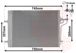 Συμπυκνωτής FORD C-MAX II 10-19/FOCUS III 10-14/GRAND C-MAX 10-19