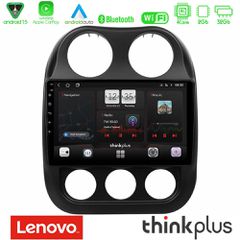 Lenovo Thinkplus Series 4Core Android15 2+32GB Jeep Compass 2012-2016 Navigation Multimedia Tablet 10" Με Carplay & Android Auto