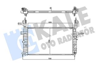 Ψυγείο OPEL MERIVA A MPV 06-10