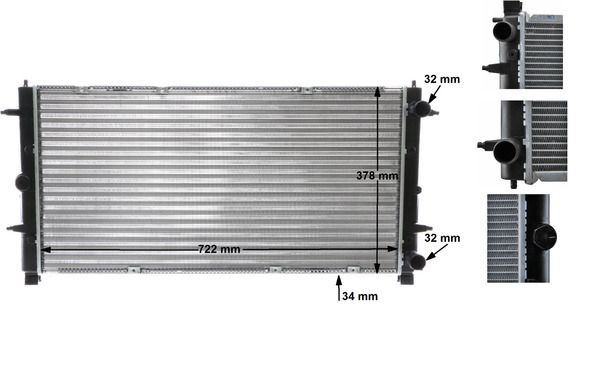 Ψυγείο VW TRANSPORTER T4