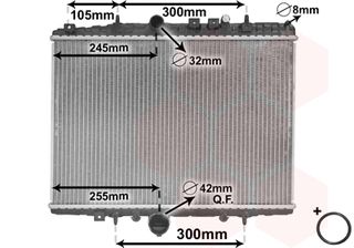 Ψυγείο CITROEN C5 01-04 PEUGEOT 406 607 98-05