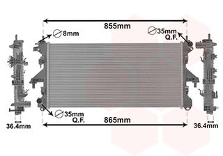 Ψυγείο CITROEN JUMPER 06-16 FIAT DUCATO 06- PEUGEOT BOXER 06-11