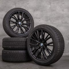 OEM BMW 2 series 3 4 winter OEM wheels 18 inch G42 G20 G21 G22 G23 rims styling 796 M 6885305 black matt