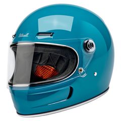 Biltwell Gringo SV Κράνος Αναβάτη Μοτοσυκλέτας κλειστού τύπου τιρκουάζ | helmet gloss atlantic teal - S